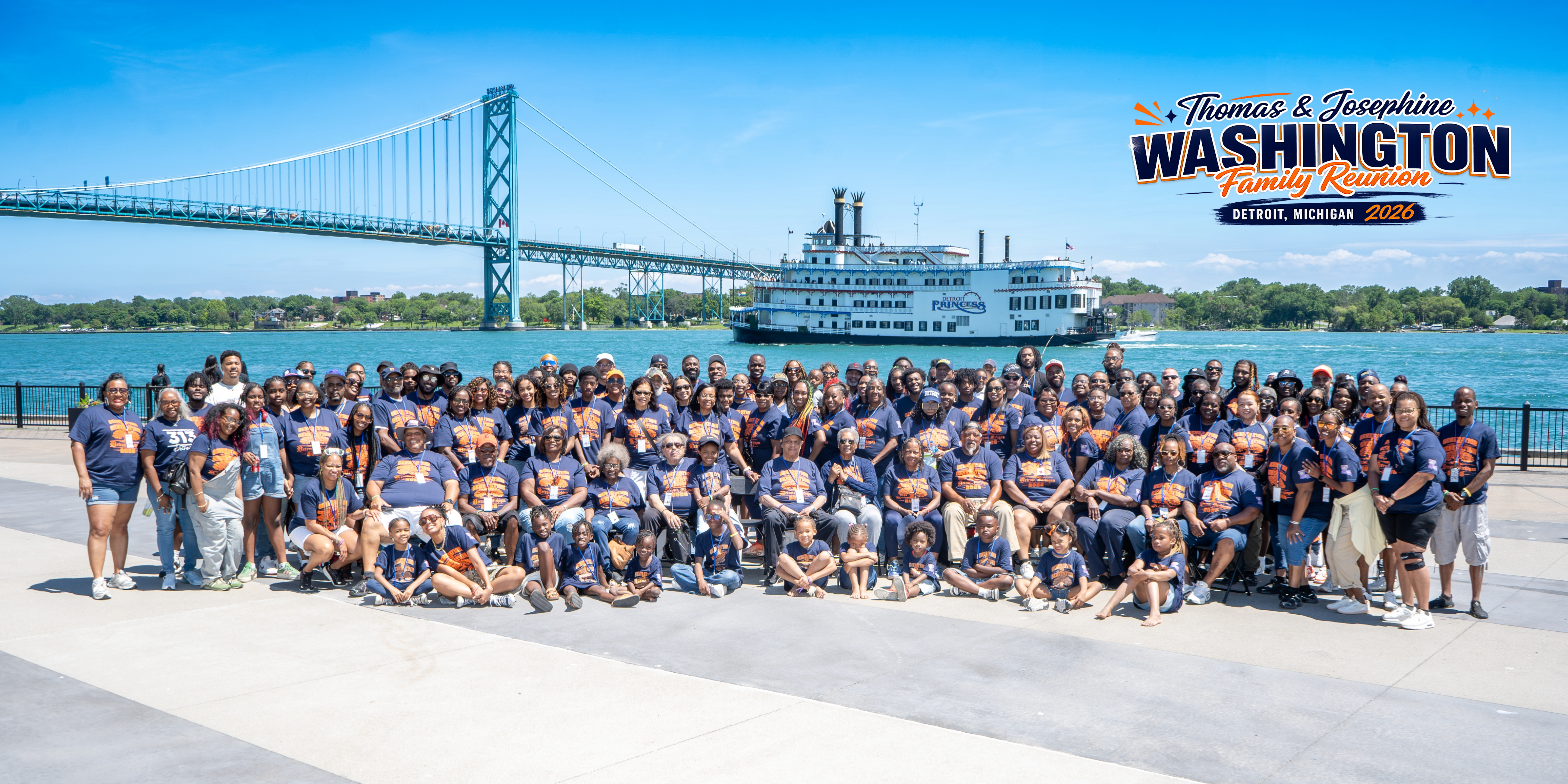 WFR2026 Family Group Photo — Detroit Riverfront